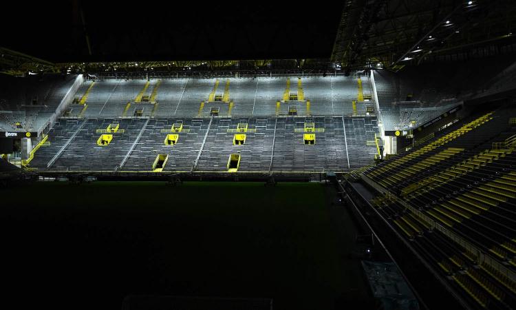 Old Trafford, il Westfalenstadion, il Maracanà: il mondo trasforma gli stadi in ospedali da campo, in Italia...