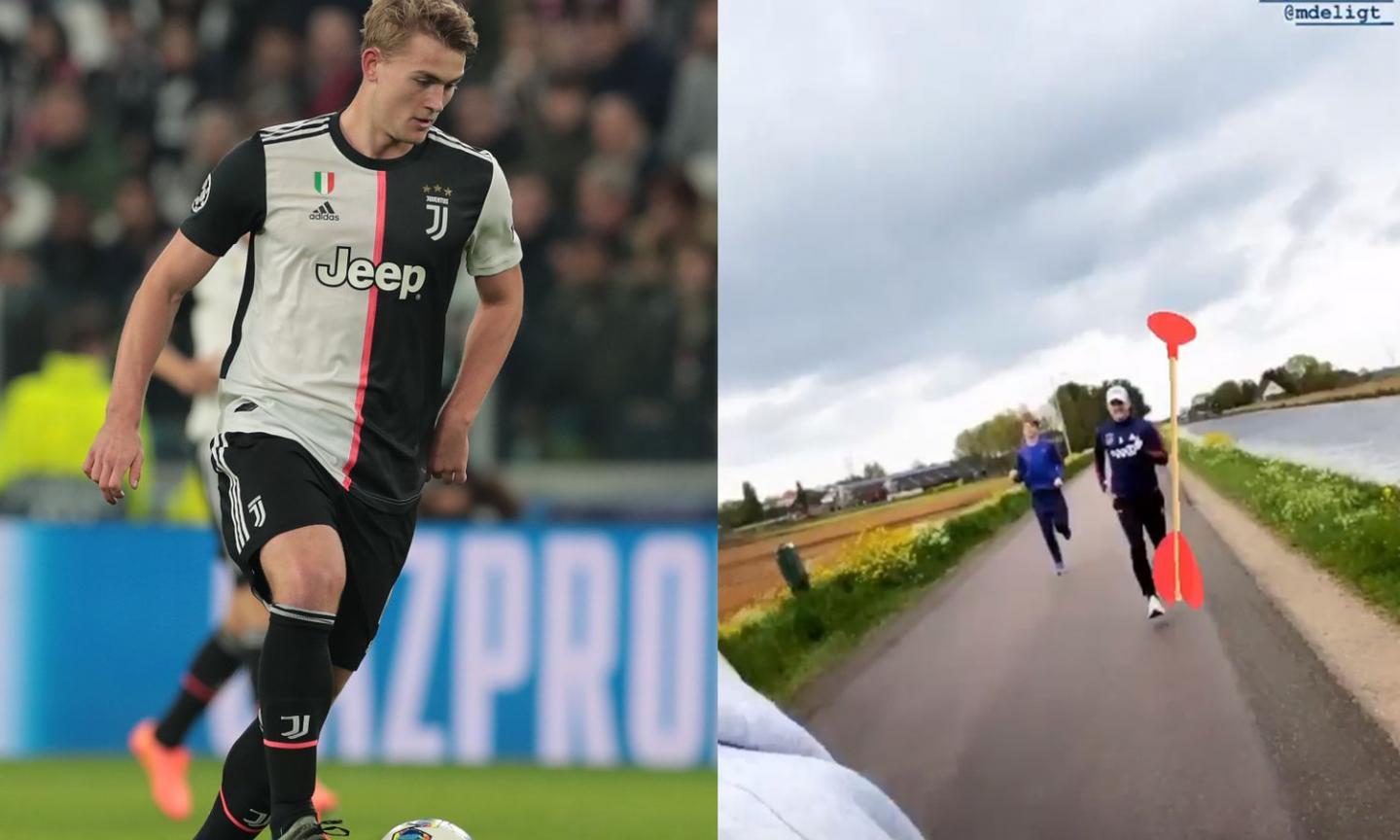 Juve, de Ligt in Olanda per allenarsi all'aperto. Ma domenica torna in Italia