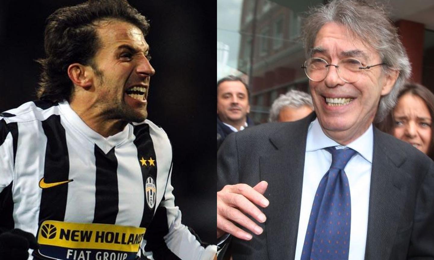 I tifosi della Juve hanno parlato: Del Piero il più amato, Moratti nemico numero uno