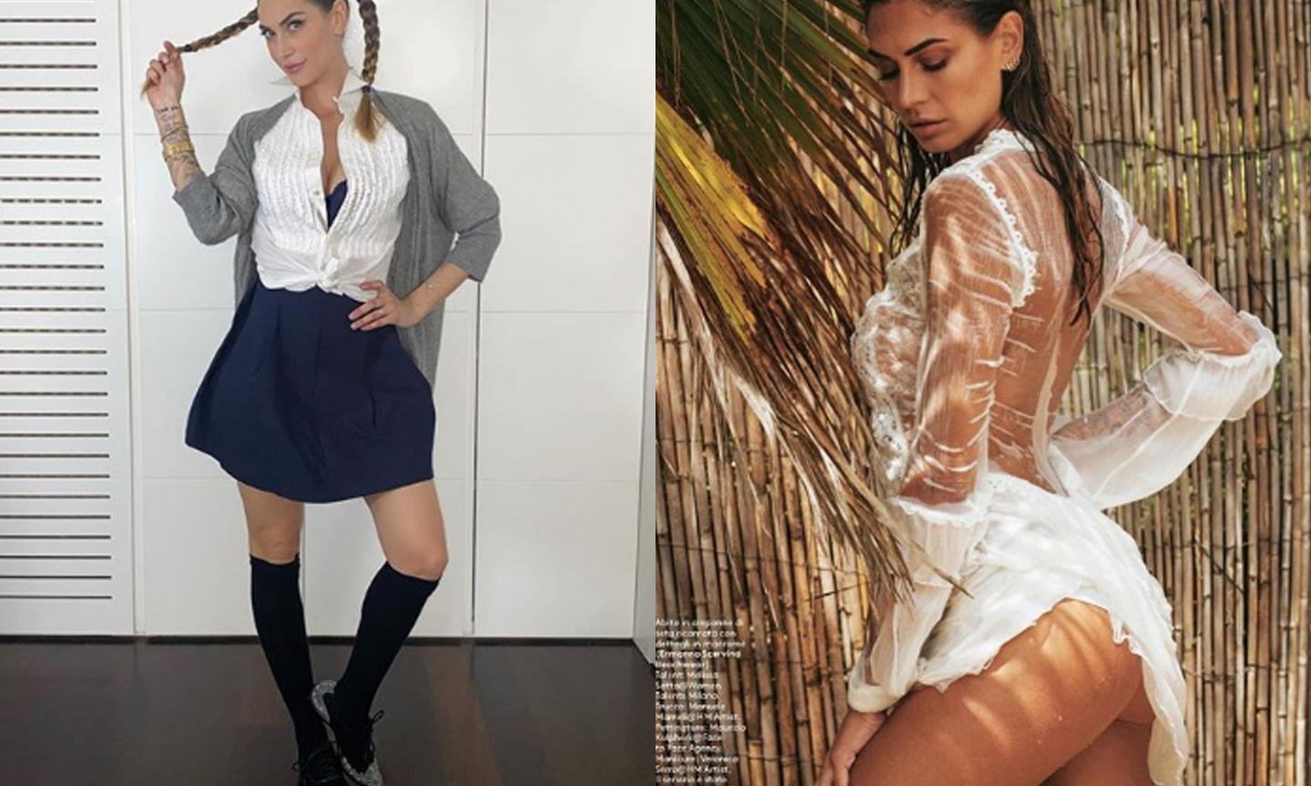 Melissa Satta studentessa sexy come Britney Spears: 'Oops... I did it again' FOTO