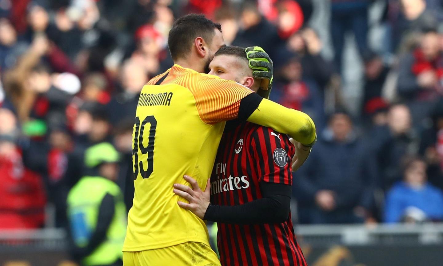 Milan, assist dall'Uefa per Donnarumma