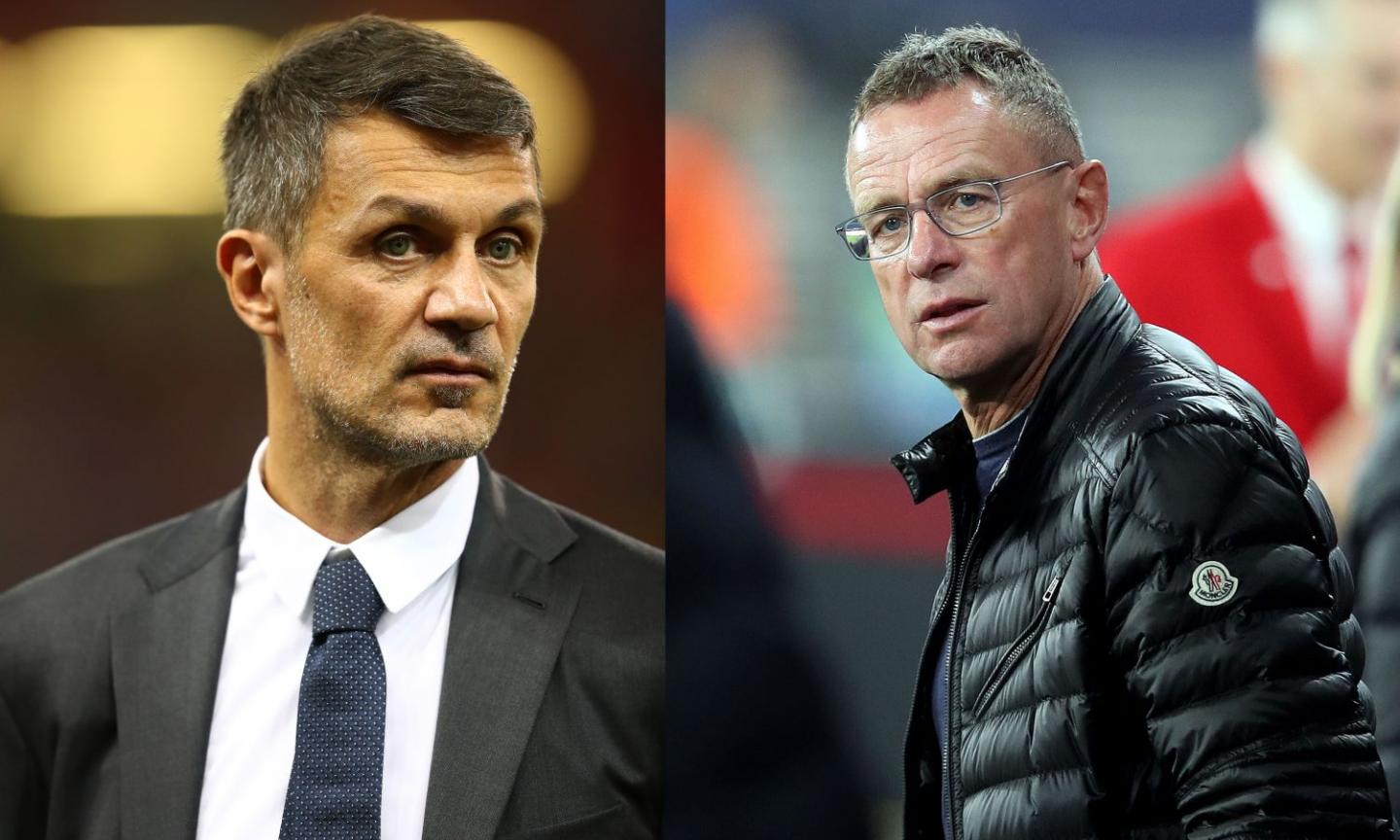 Maldini, duro attacco a Rangnick: 'Invade delle zone nelle quali lavorano dei professionisti con contratto. Porti rispetto'