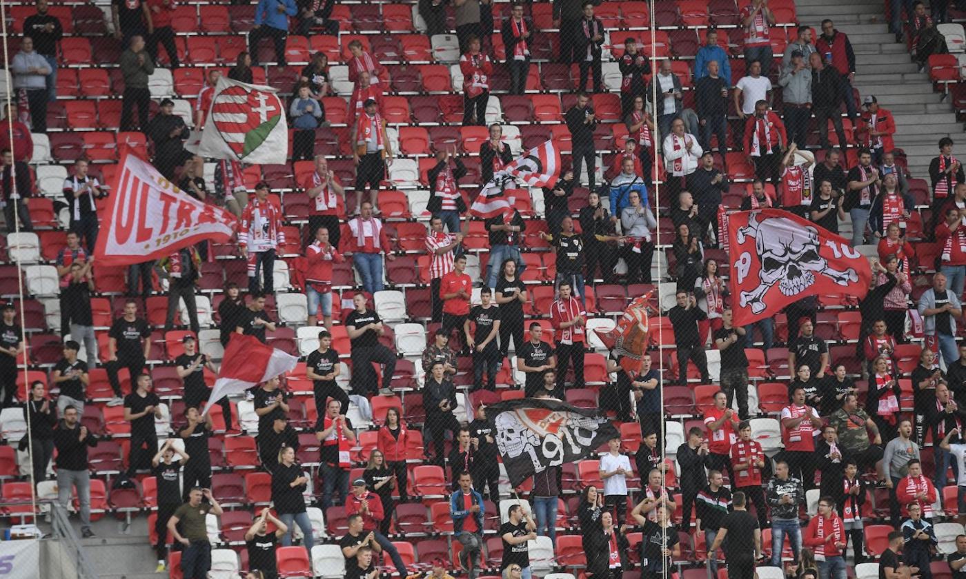 Ungheria, i tifosi tornano allo stadio dopo lo stop per il coronavirus FOTO