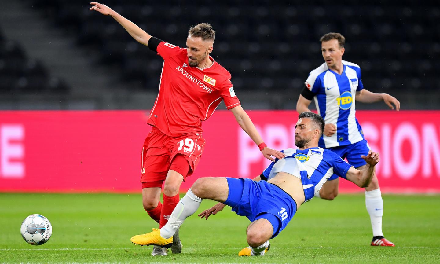 Bundesliga, poker Hertha nel derby di Berlino: 4-0 all'Union 