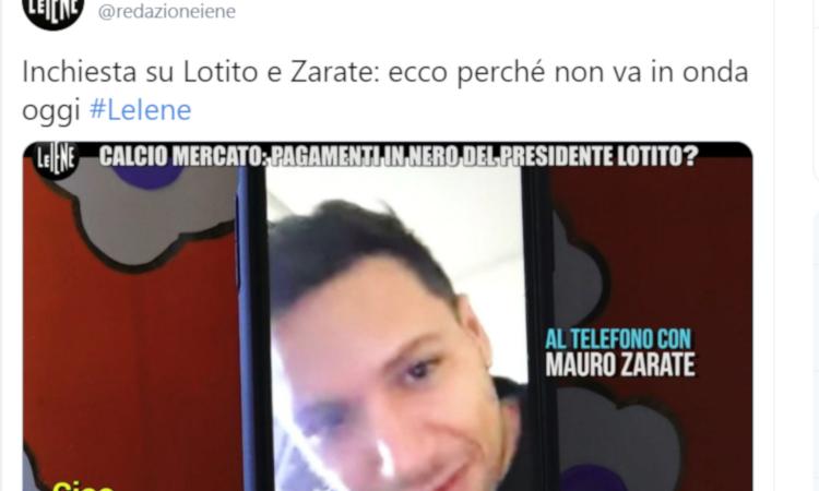 Le Iene, stop al servizio su Zarate: 'Diritto di replica per Lotito'. La Procura apre un'inchiesta