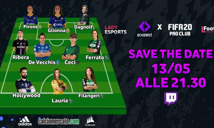 Nasce 'Lady Esports': con Exeed le calciatrici della Serie A nel primo format di gaming competitivo al femminile