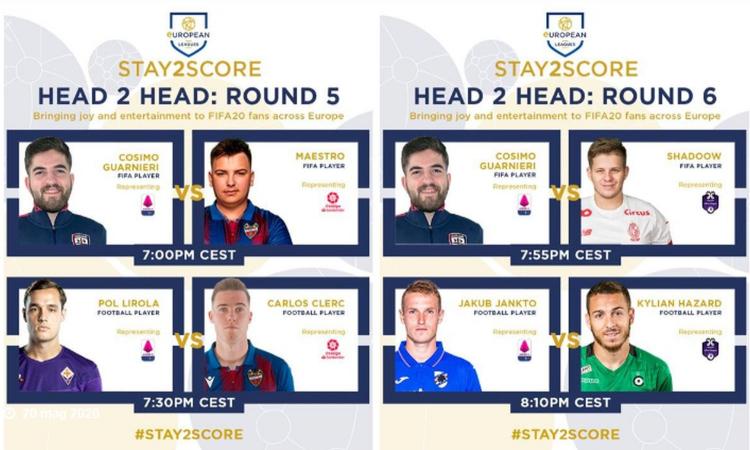 'Stay2Score' su Fifa 20, 5° e 6° round: Serie A in campo contro Spagna e Belgio