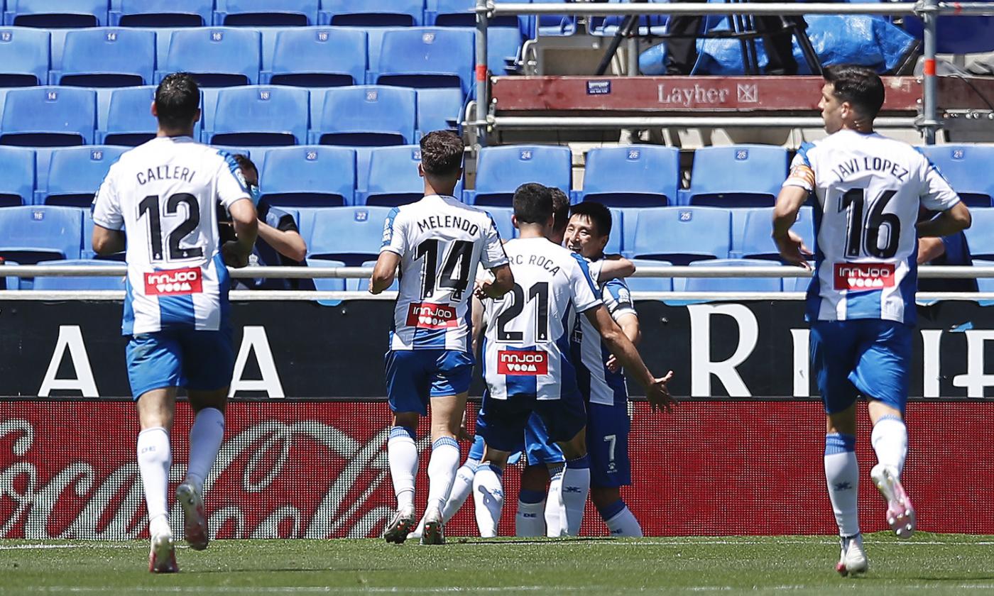 Liga: Espanyol-Alaves 2-0, vincono Villarreal e Real Valladolid