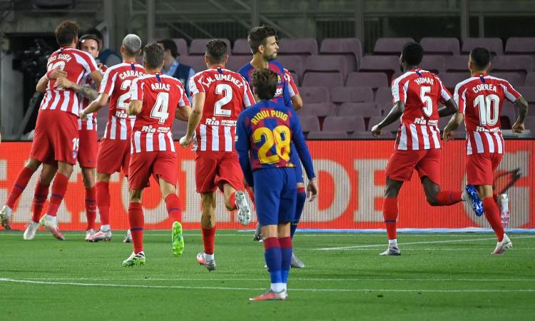 Messi 700, ma il Barcellona pareggia ancora: 2-2 con l'Atletico, il Real può scappare. Arthur out 90' VIDEO