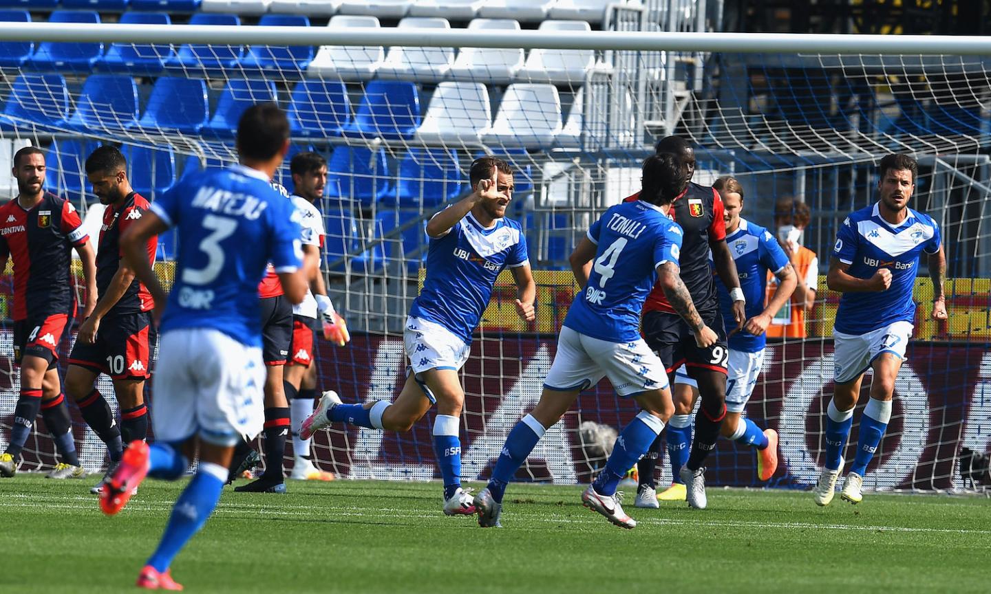 Brescia-Genoa 2-2: il tabellino