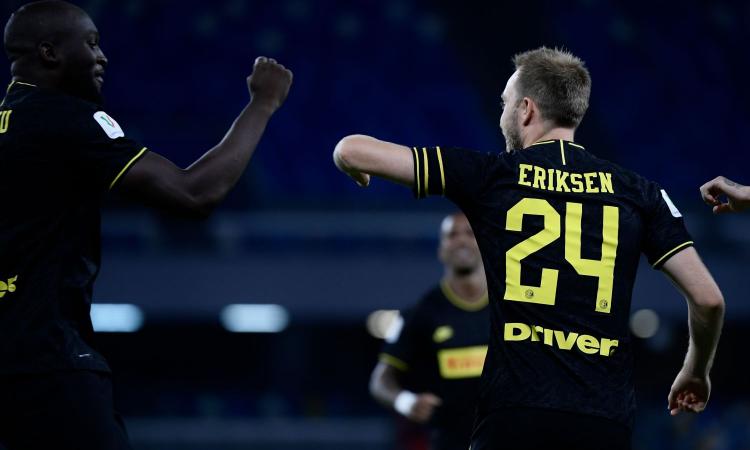 Inter, la carica di Eriksen: 'Delusi per la Coppa Italia, ora in campionato...'