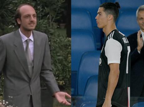 Juve, Ronaldo sembra Fabris di 'Compagni di scuola': irriconoscibile |  Primapagina | Calciomercato.com