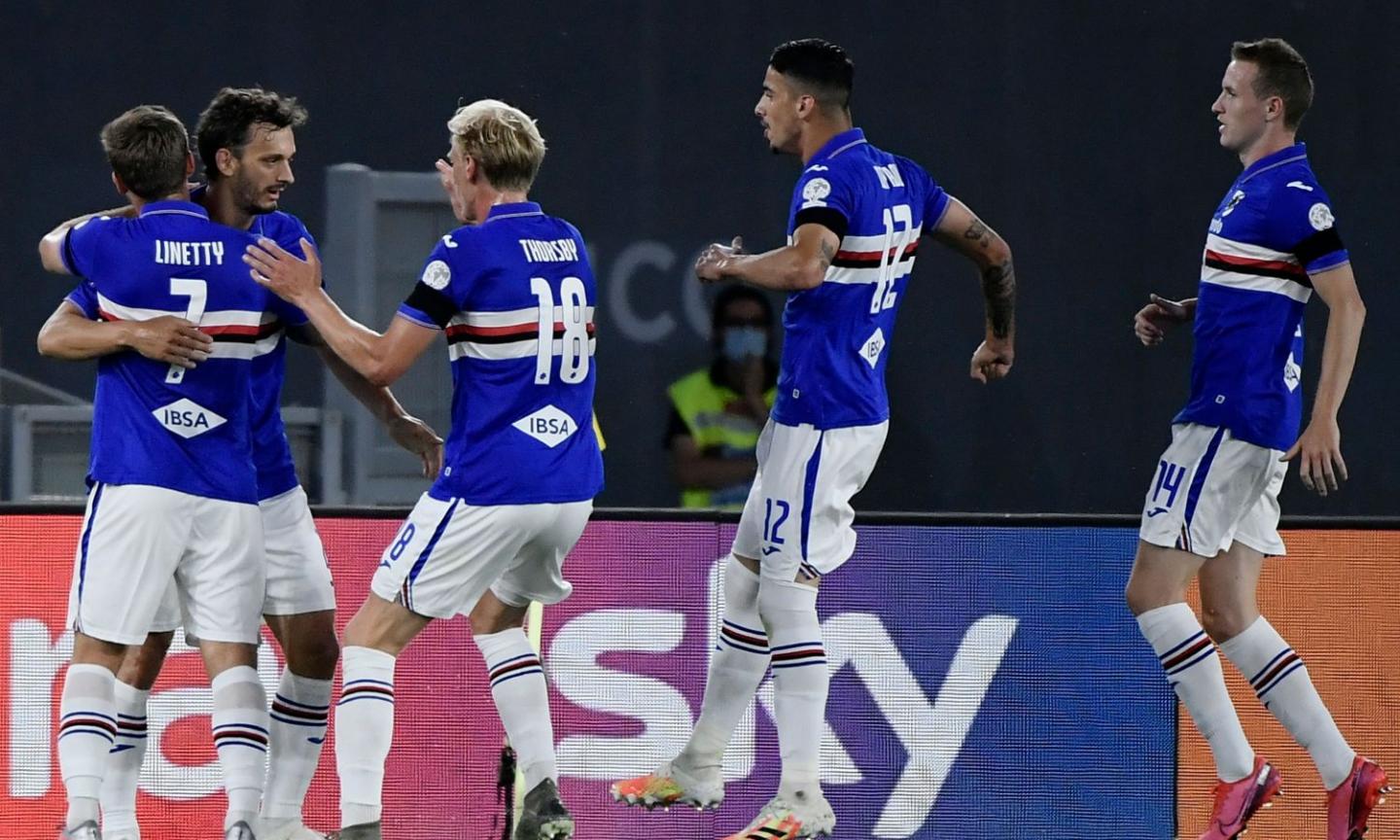 Sampdoria, le pagelle di CM: Gabbiadini non perdona. Tonelli sbaglia sul più bello 