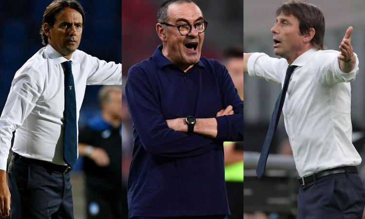 Lazio e Inter senza riserve, Sarri può rinunciare anche a 4 titolari: la Juve è sempre più favorita per lo scudetto