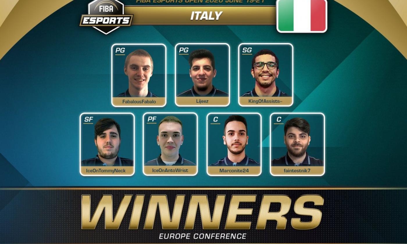 FIBA Esports Open 2020, Italia campione: 'Vittoria dedicata a Zanardi'