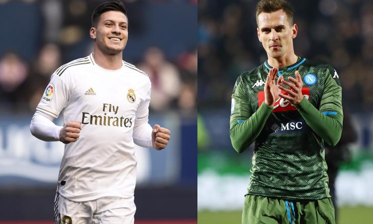Milan: Jovic prima scelta, il confronto con l'alternativa Milik