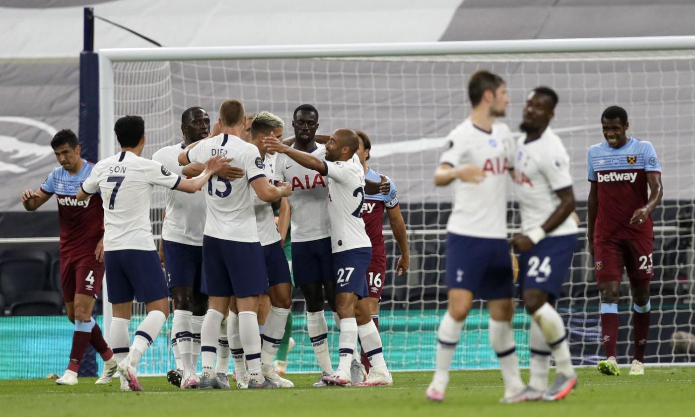 Premier: il Leicester si ferma ancora, Schmeichel para un rigore.  Tottenham-West Ham 2-0, Mou rinasce nel derby