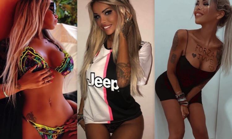 Federica sexy artista del make up: e quando si toglie la maglia della Juve... FOTO HOT 
