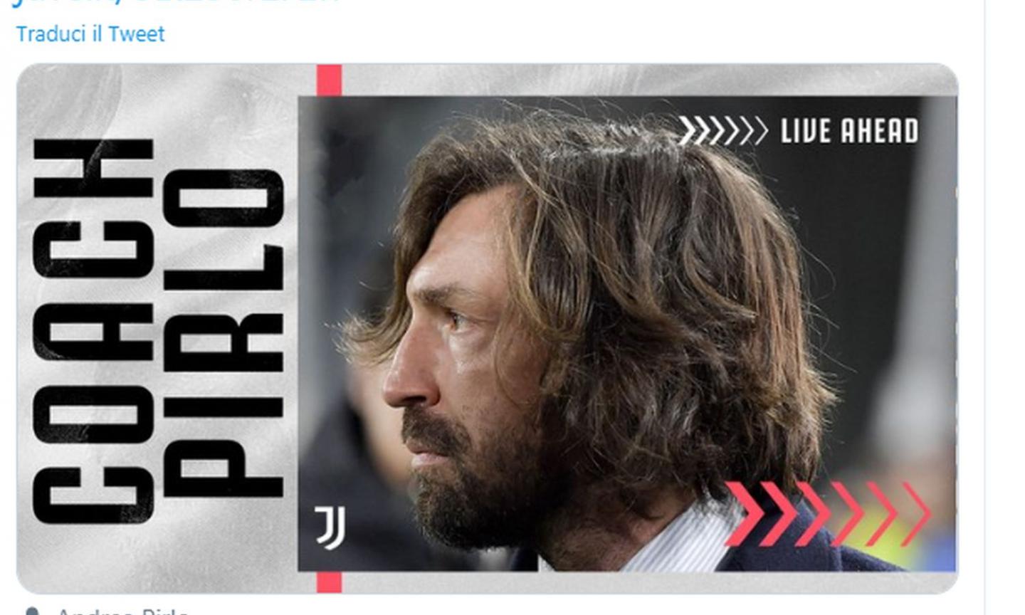 UFFICIALE: Pirlo nuovo allenatore della Juve U23