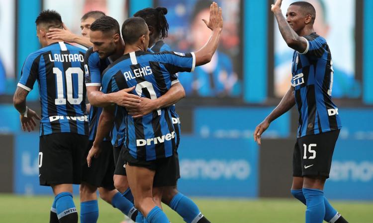 Il Brescia non esiste: l'Inter lo spazza via e risponde a Juve e Lazio