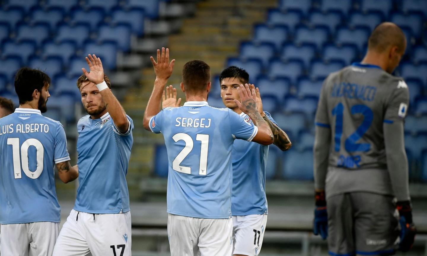 Lazio-Brescia 2-0: il tabellino