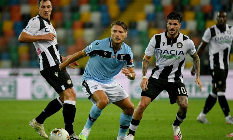 La Lazio non vince più e Immobile sembra quello di Italia-Svezia. De Paul e Musso da big, salveranno l'Udinese