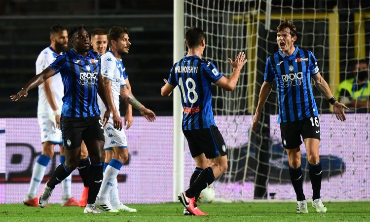 Gasperini fa turnover, ma l'Atalanta non si ferma. Brescia distrutto 6-2 e vola al 2° posto