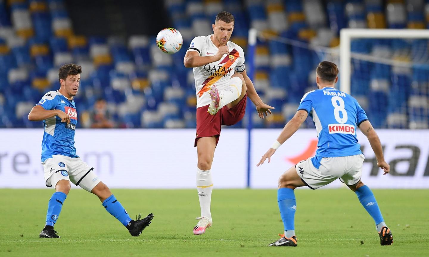 Dzeko nell'olimpo dei bomber della Roma