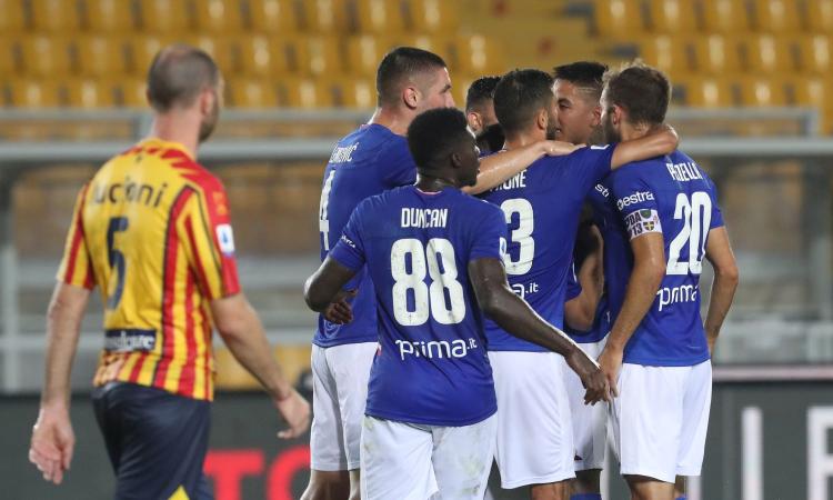 Serie A: pari Napoli, tris Samp. Roma-Verona 2-1. Fiorentina, colpo salvezza a Lecce