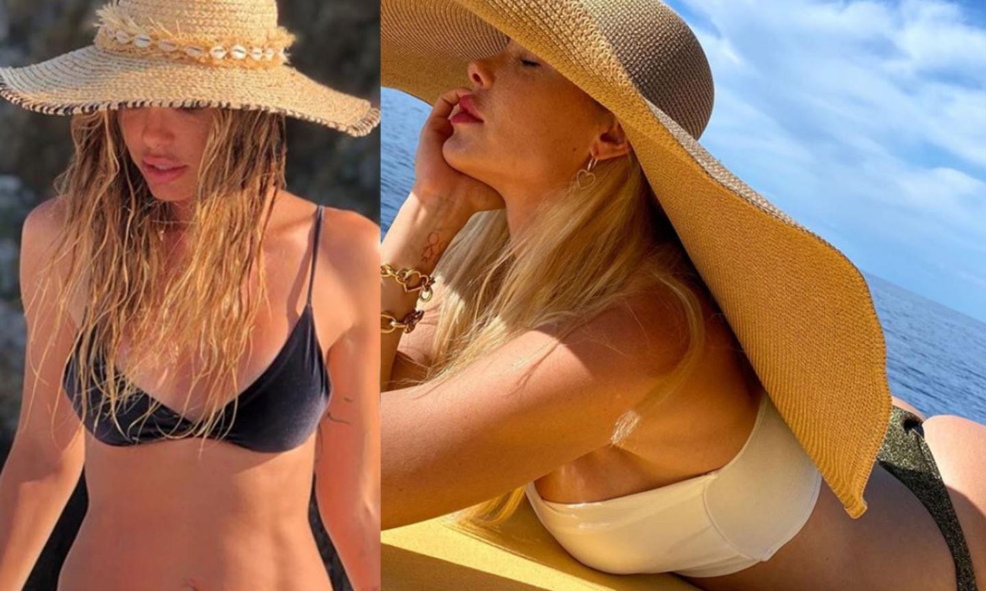 Ilary Blasi, sirenetta a Capri FOTO