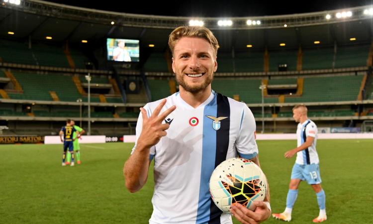 Lazio, Immobile si allena in gruppo. Da Marusic a Luis Alberto, le prove di formazione