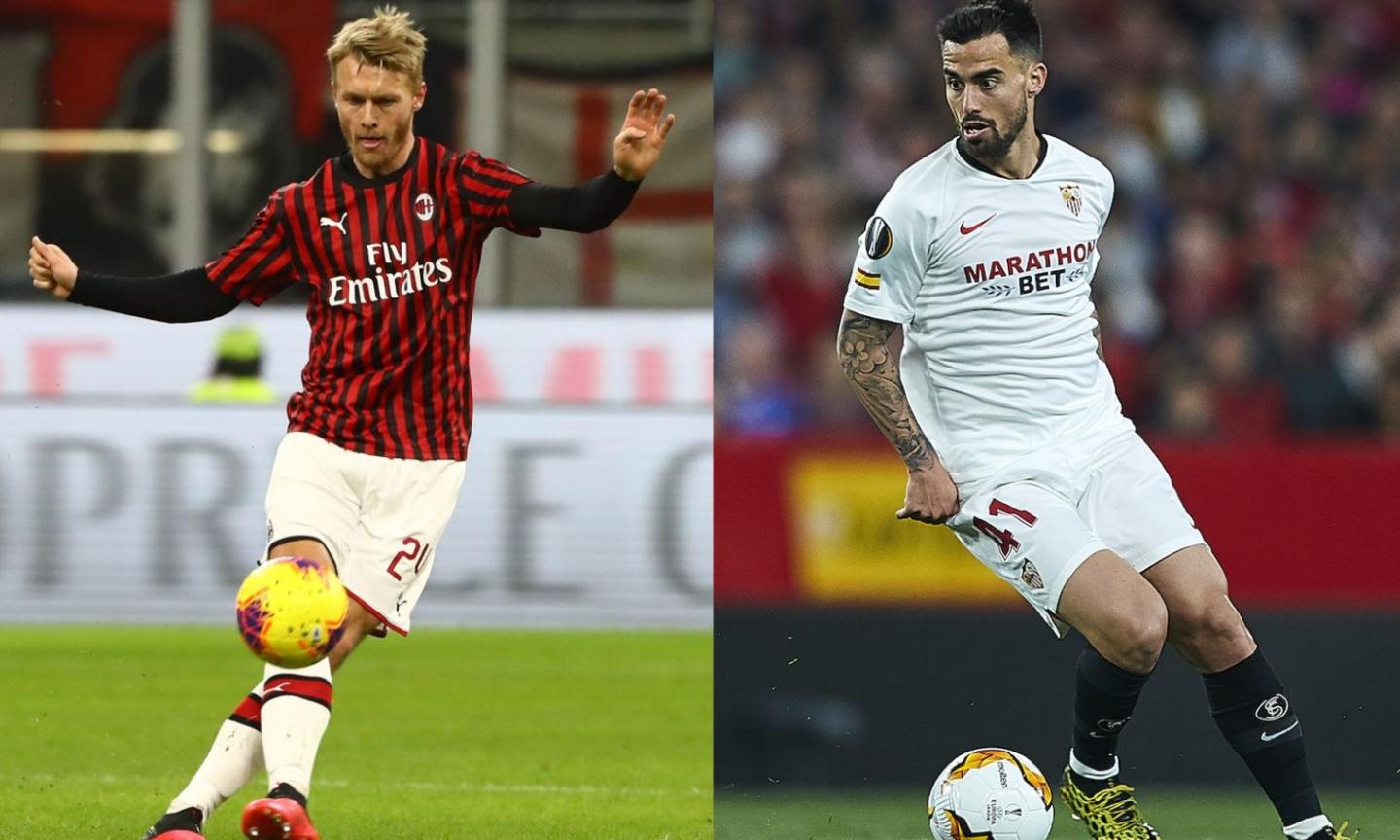 Milan, con Suso e Kjaer il Siviglia fa un doppio favore