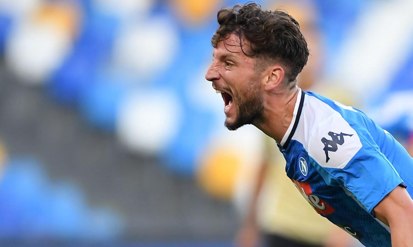 Napoli problemi di ruolo per Mertens I numeri a confronto