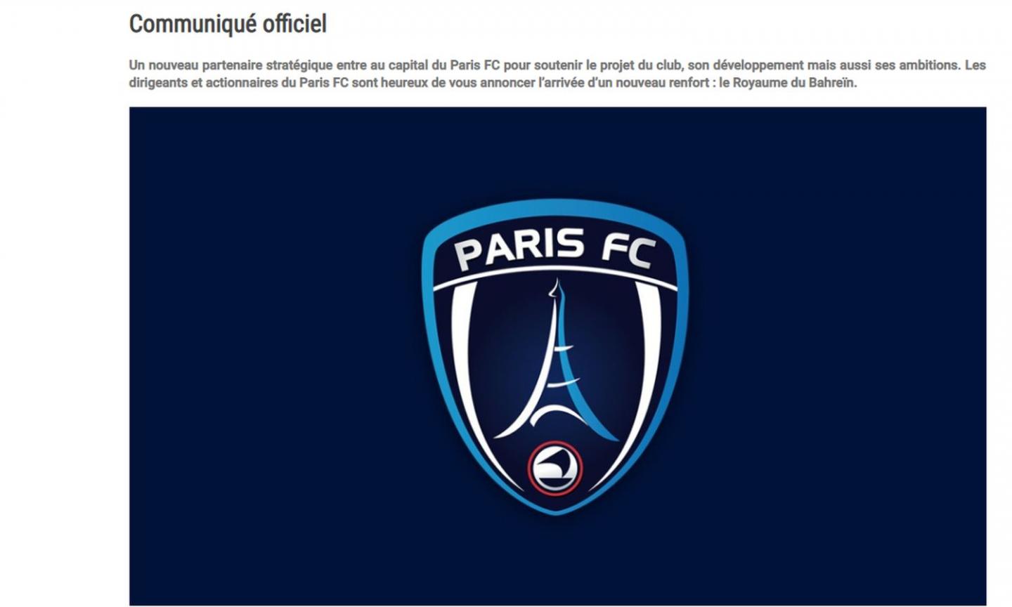 La guerra del Golfo a Parigi: il fondo del Bahrein compra quote del Paris FC, lanciata la sfida al Psg qatariota