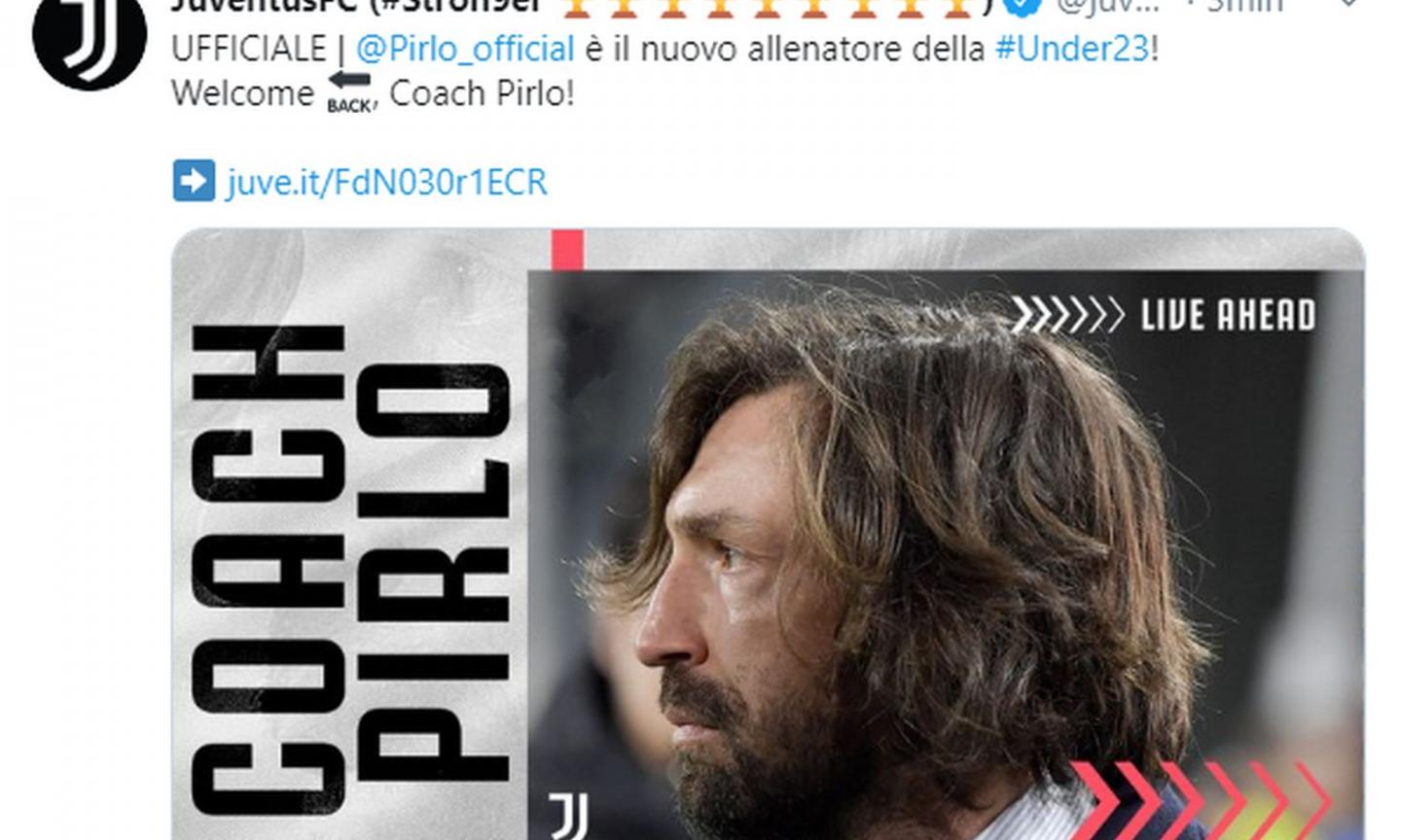 Juve, tutto lo staff che lavorerà con Pirlo