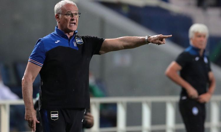 Sampdoria, Ranieri: 'Abbiamo costretto l'Atalanta a cambiare, era in difficoltà'