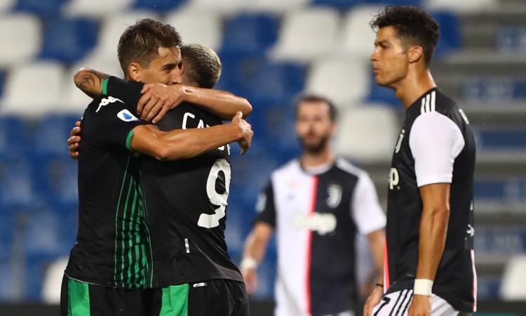 Sassuolo-Juve, le pagelle di CM: Szczesny prende 3 gol, ma è il migliore dei suoi. Ronaldo insufficiente
