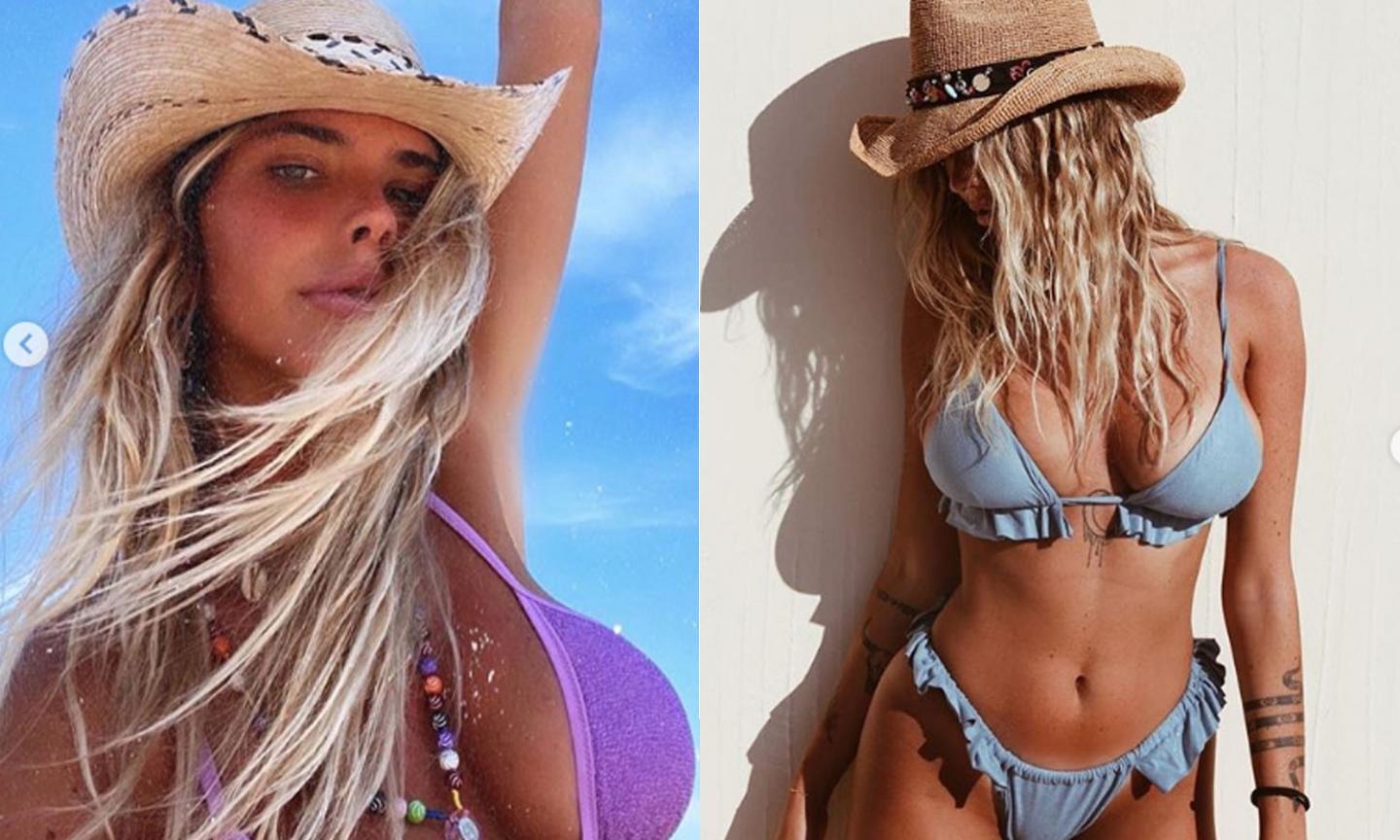 Viktorija Mihajlovic, vacanze solitarie in Sardegna. Che show in costume per la figlia di Sinisa FOTO