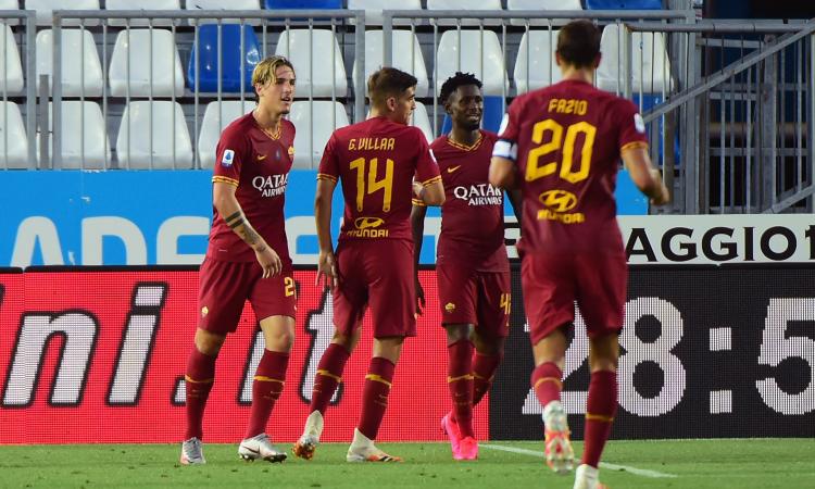 'Vai fenomeno', Zaniolo segna e sorride alle provocazioni. Tris della Roma sul Brescia, Tonali spento e senza idee