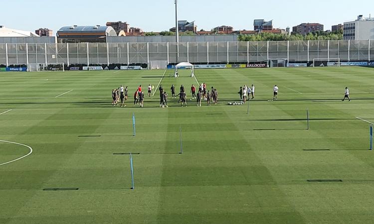 Juve, il report dell'allenamento di oggi