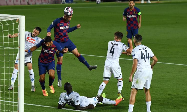 Barcellona-Napoli 3-1 (1-1 all'andata): il tabellino