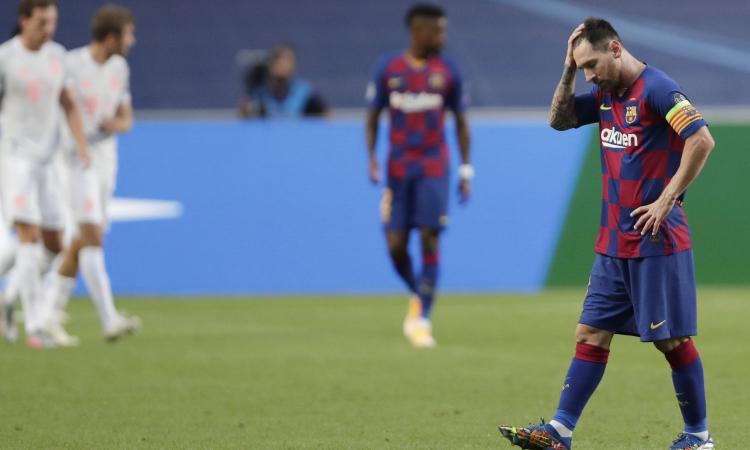 Il Bayern passeggia sulle macerie del Barcellona: squadra indegna di Messi, ora rischia una rivoluzione senza Leo
