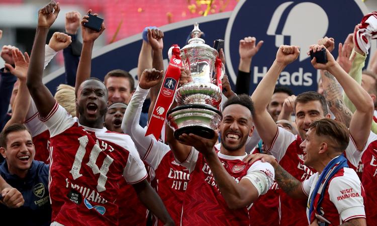 Aubameyang ribalta il Chelsea: l'Arsenal conquista l'FA Cup e si qualifica all'Europa League