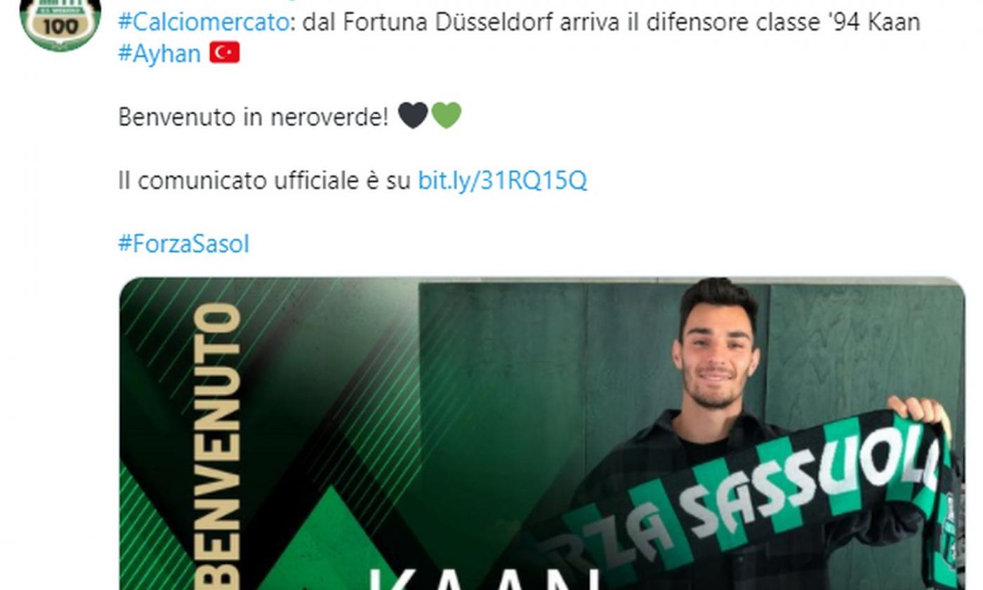 Sassuolo, UFFICIALE: preso Ayhan dal Fortuna Dusseldorf