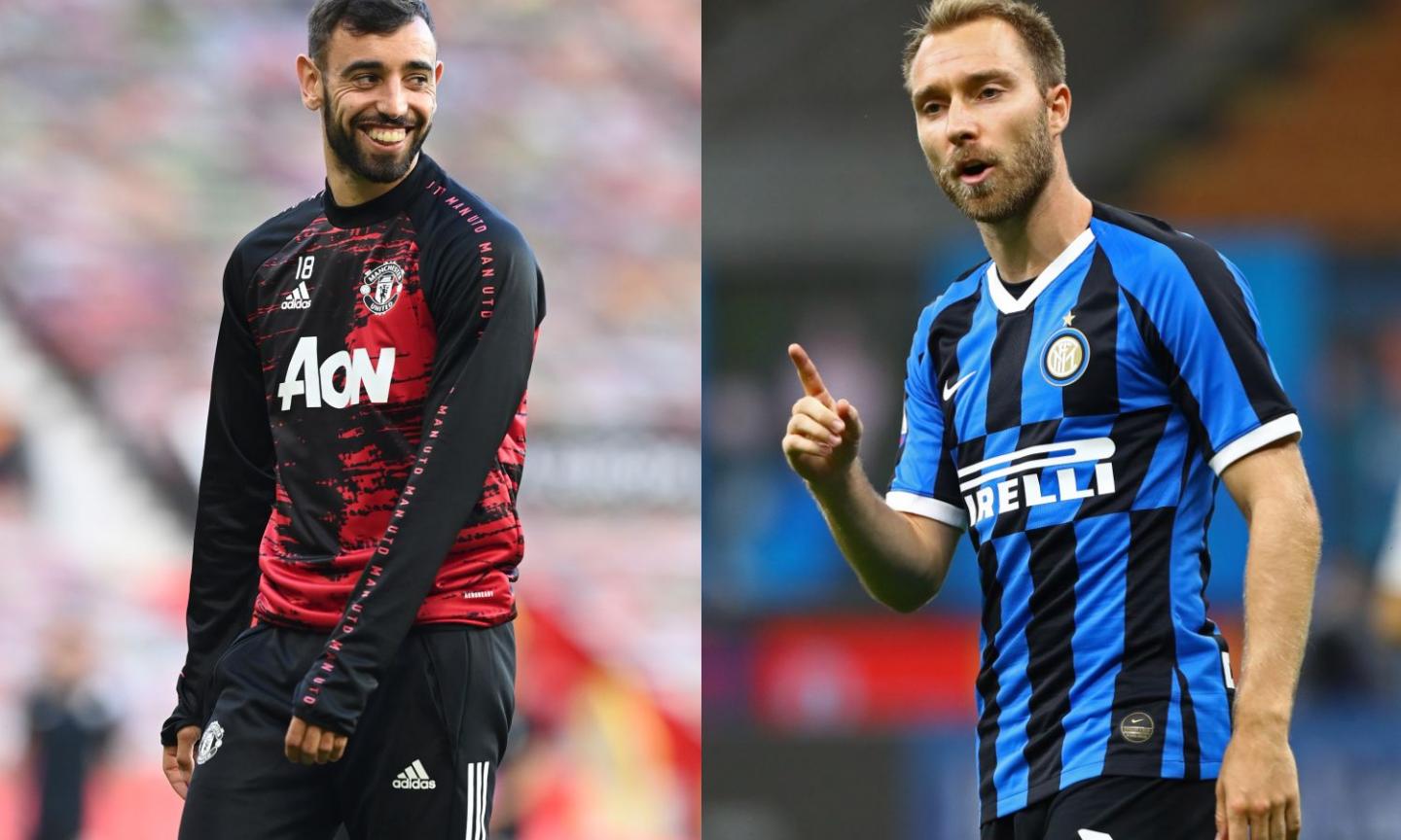 Europa League, chi vale di più? L'Inter insegue: Eriksen meno di Bruno Fernandes, Rashford più di Lautaro