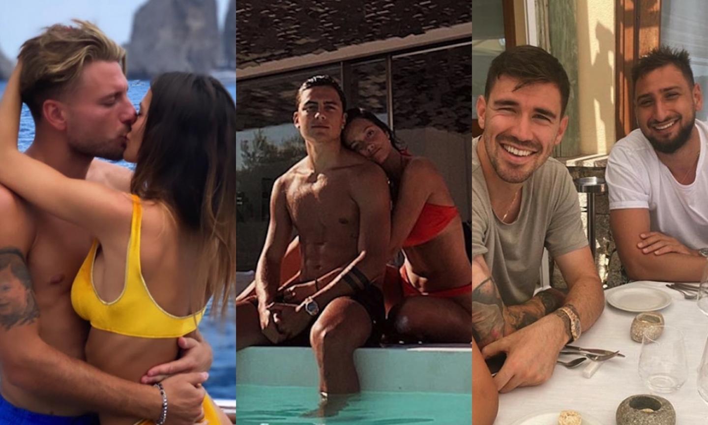 Ferragosto 2020: Donnarumma in Sardegna, Dybala ad Ibiza e Immobile a Capri. Le vacanze dei calciatori FOTO