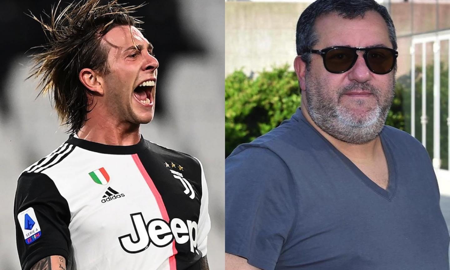 Napoli, Raiola è a Castel di Sangro: incontro con De Laurentiis e Giuntoli, si parla anche di Bernardeschi