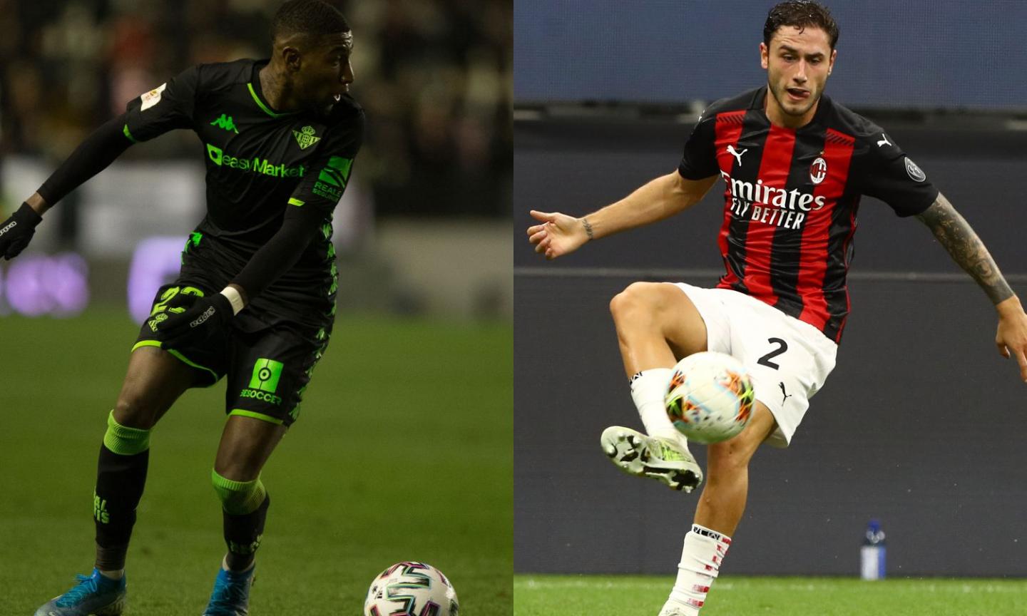 Il Betis accelera per Calabria. Per il Milan può essere  l'asso nella manica per arrivare ad Emerson