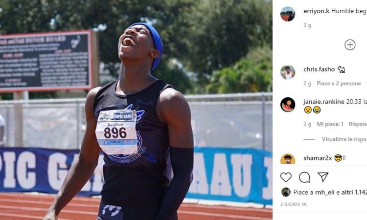 Fenomeno Knighton: a 15 anni corre più veloce di Bolt, ma i soldi del football possono cambiargli il futuro
