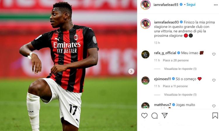Le voci sulla Juve, la mossa di Mendes e il messaggio social: c'è la decisione del Milan su Leao